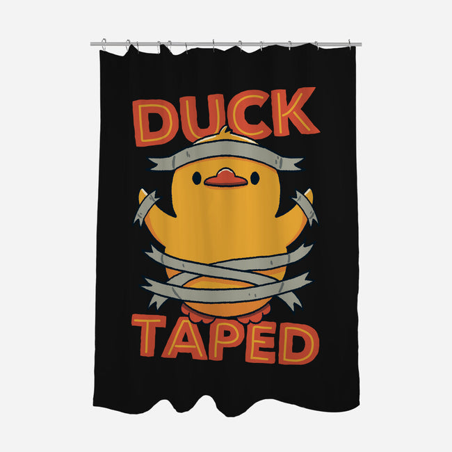 Duck Taped-None-Polyester-Shower Curtain-tobefonseca