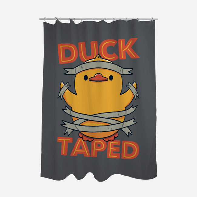 Duck Taped-None-Polyester-Shower Curtain-tobefonseca