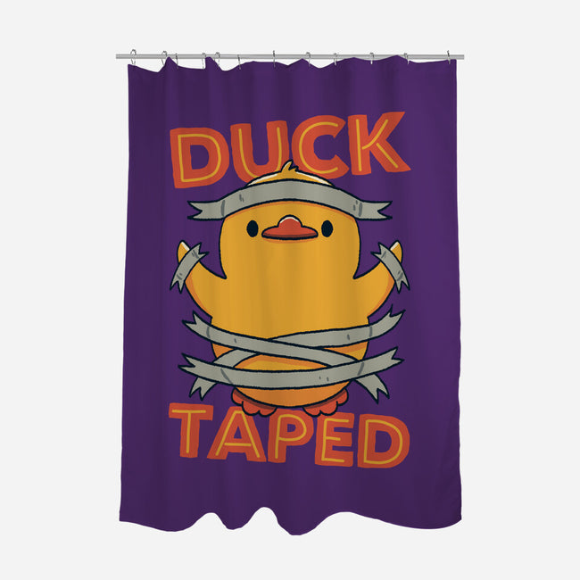 Duck Taped-None-Polyester-Shower Curtain-tobefonseca