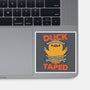 Duck Taped-None-Glossy-Sticker-tobefonseca