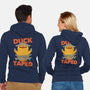 Duck Taped-Unisex-Zip-Up-Sweatshirt-tobefonseca