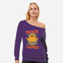 Duck Taped-Womens-Off Shoulder-Sweatshirt-tobefonseca