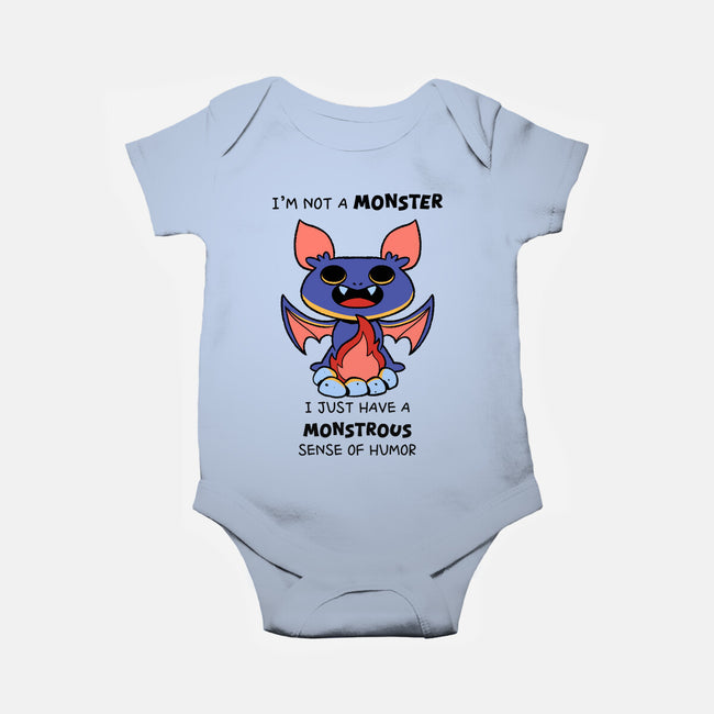 I'm Not A Monster-Baby-Basic-Onesie-FunkVampire