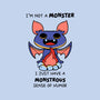 I'm Not A Monster-None-Removable Cover-Throw Pillow-FunkVampire