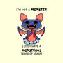 I'm Not A Monster-None-Beach-Towel-FunkVampire