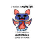 I'm Not A Monster-Womens-Basic-Tee-FunkVampire