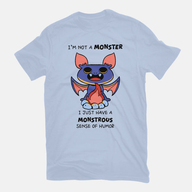 I'm Not A Monster-Womens-Basic-Tee-FunkVampire