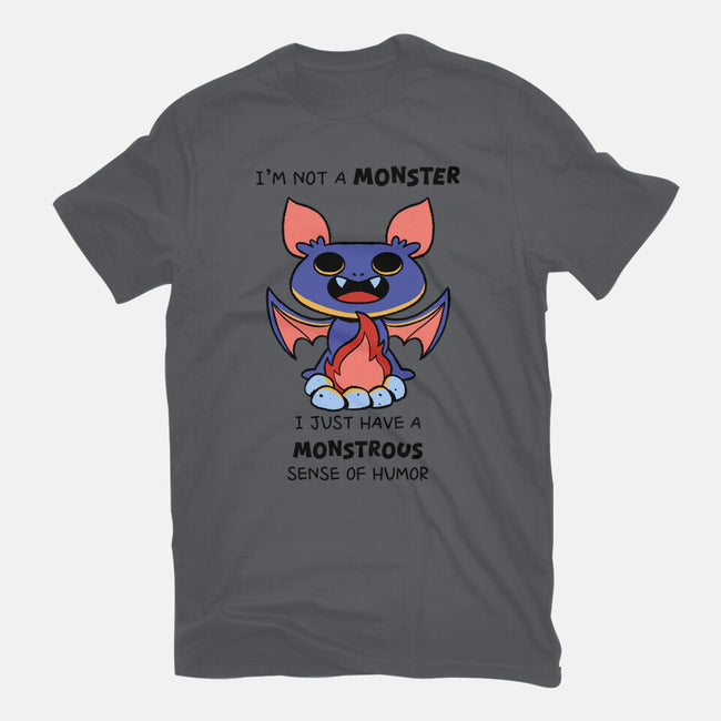 I'm Not A Monster-Womens-Basic-Tee-FunkVampire