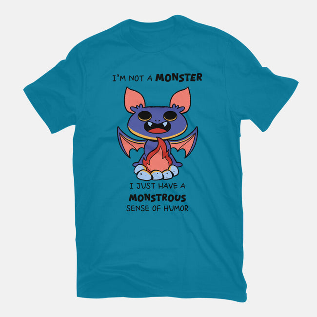 I'm Not A Monster-Womens-Basic-Tee-FunkVampire