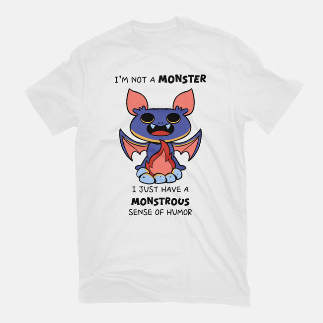 I'm Not A Monster-Womens-Basic-Tee-FunkVampire