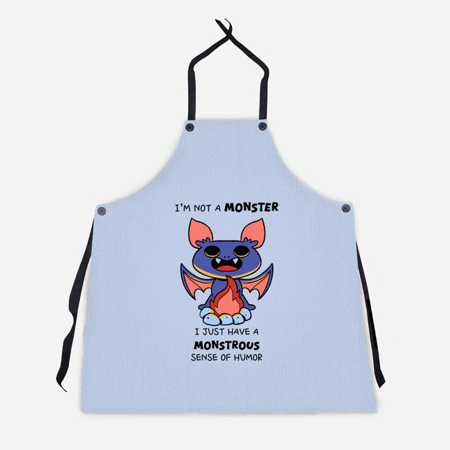 I'm Not A Monster-Unisex-Kitchen-Apron-FunkVampire