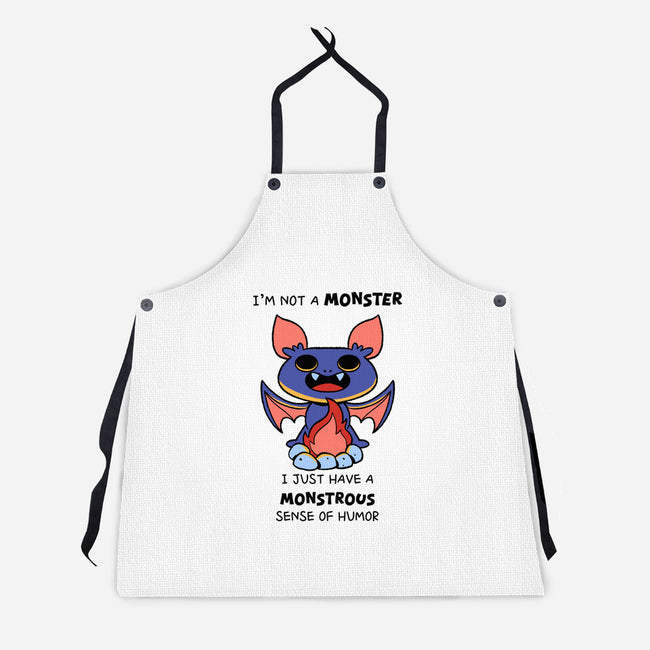 I'm Not A Monster-Unisex-Kitchen-Apron-FunkVampire