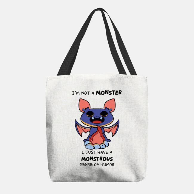 I'm Not A Monster-None-Basic Tote-Bag-FunkVampire