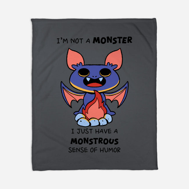 I'm Not A Monster-None-Fleece-Blanket-FunkVampire