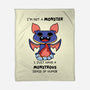 I'm Not A Monster-None-Fleece-Blanket-FunkVampire