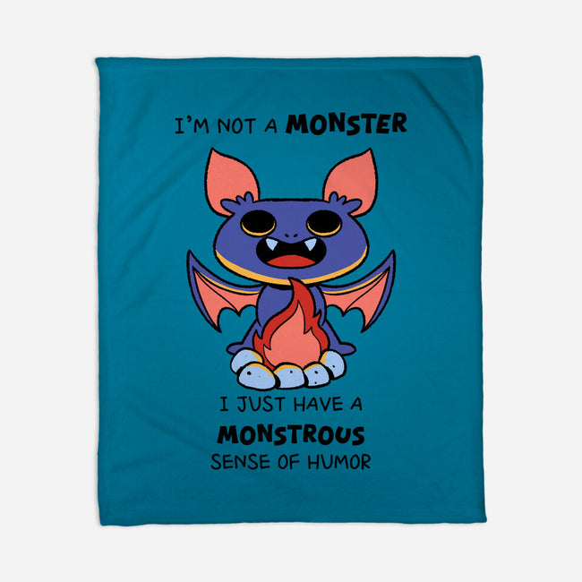 I'm Not A Monster-None-Fleece-Blanket-FunkVampire