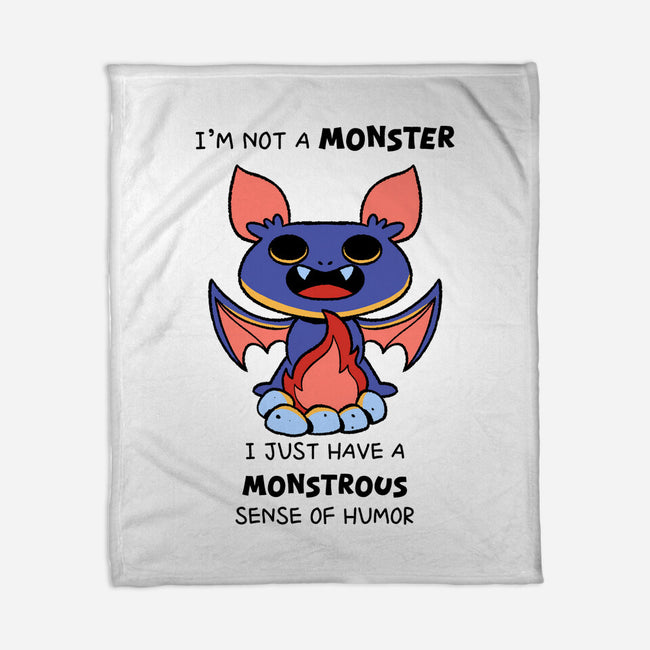 I'm Not A Monster-None-Fleece-Blanket-FunkVampire