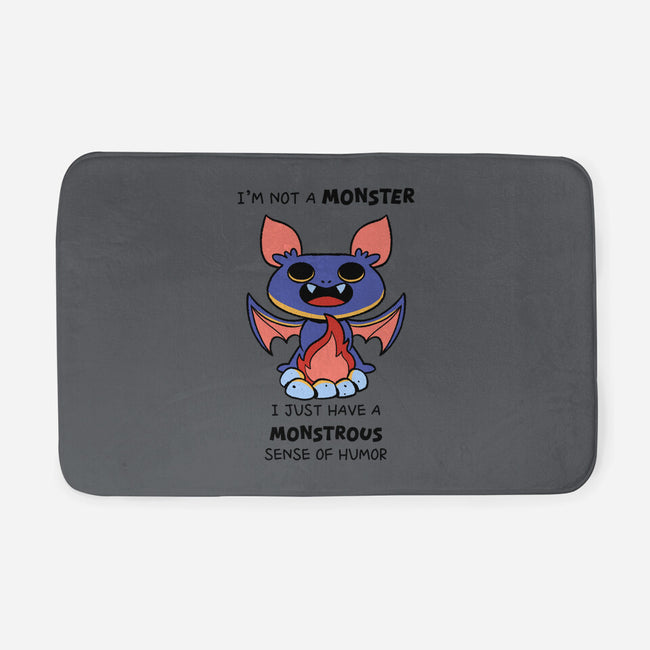 I'm Not A Monster-None-Memory Foam-Bath Mat-FunkVampire