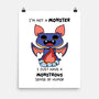 I'm Not A Monster-None-Matte-Poster-FunkVampire