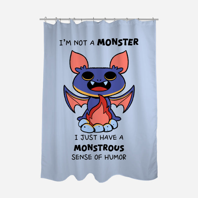 I'm Not A Monster-None-Polyester-Shower Curtain-FunkVampire