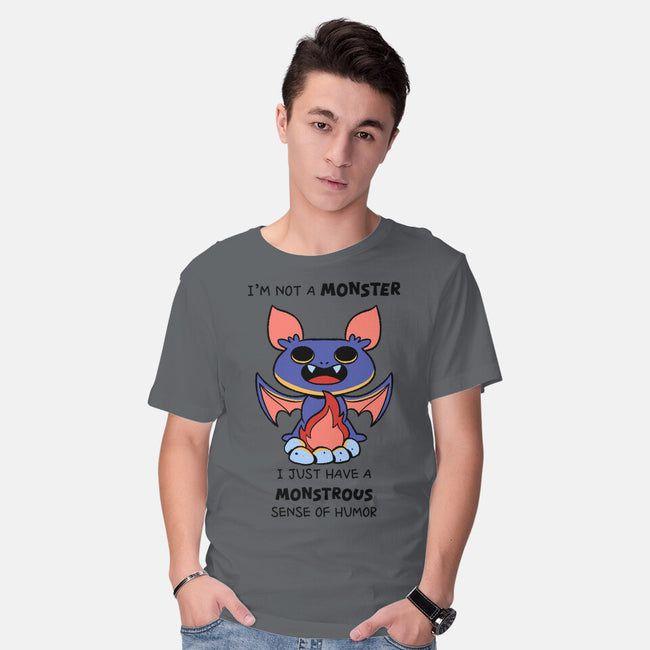 I'm Not A Monster-Mens-Basic-Tee-FunkVampire