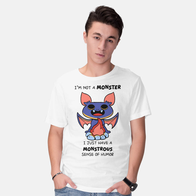 I'm Not A Monster-Mens-Basic-Tee-FunkVampire