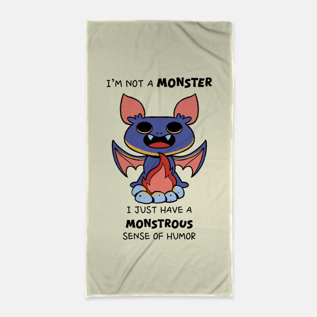 I'm Not A Monster-None-Beach-Towel-FunkVampire