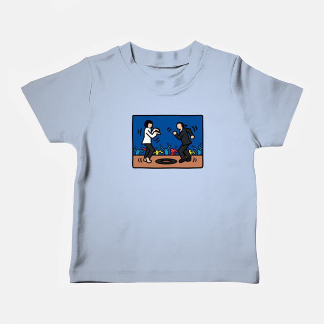 Minimalist Fiction-Baby-Basic-Tee-Raffiti