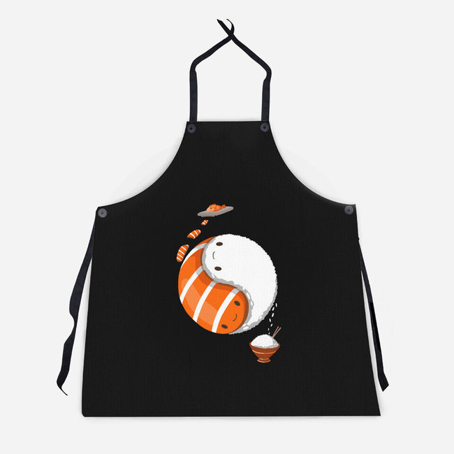 Ying Yang Sushi-Unisex-Kitchen-Apron-Vallina84