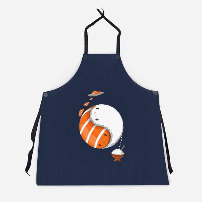 Ying Yang Sushi-Unisex-Kitchen-Apron-Vallina84