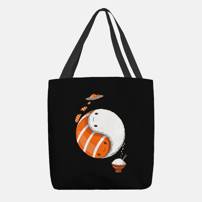 Ying Yang Sushi-None-Basic Tote-Bag-Vallina84