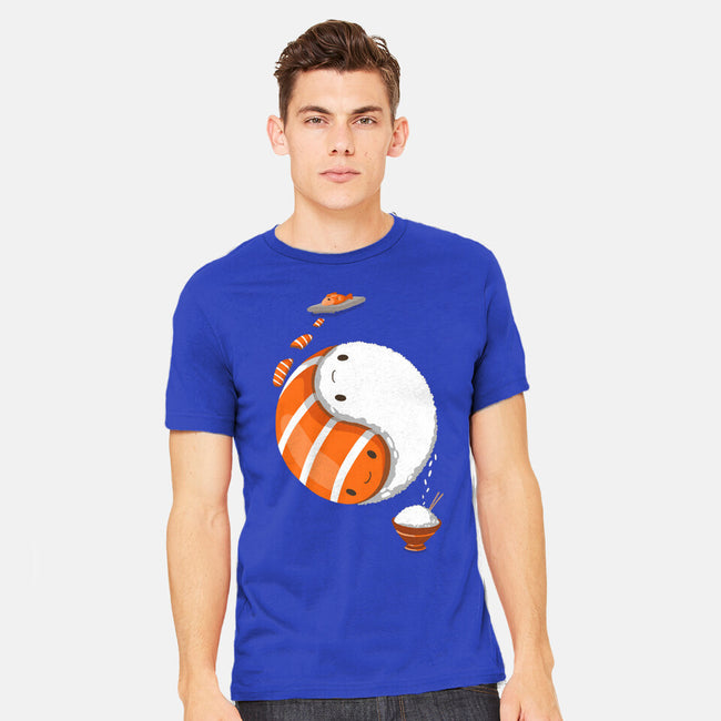 Ying Yang Sushi-Mens-Heavyweight-Tee-Vallina84