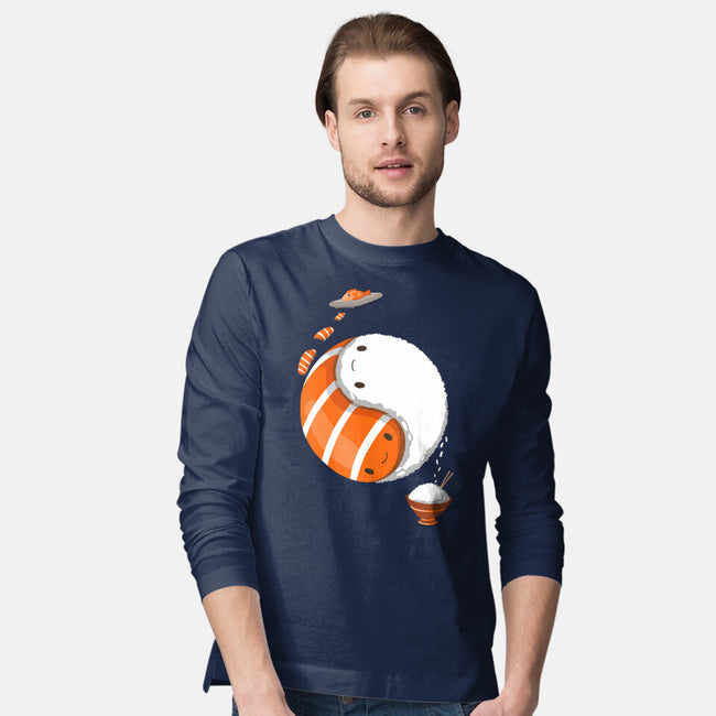 Ying Yang Sushi-Mens-Long Sleeved-Tee-Vallina84