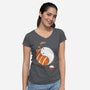 Ying Yang Sushi-Womens-V-Neck-Tee-Vallina84