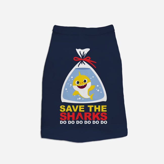 Save The Baby Sharks-Dog-Basic-Pet Tank-Xentee