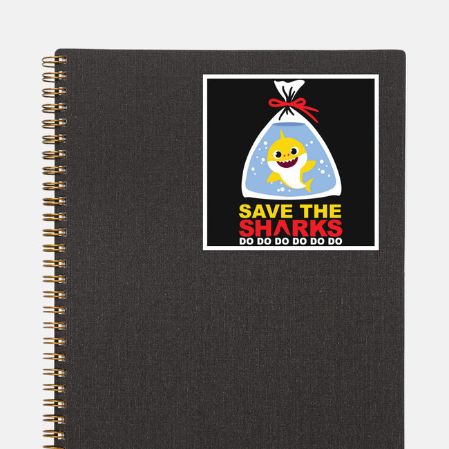 Save The Baby Sharks-None-Glossy-Sticker-Xentee