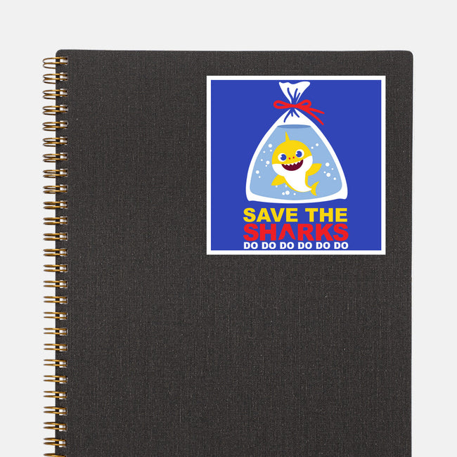 Save The Baby Sharks-None-Glossy-Sticker-Xentee