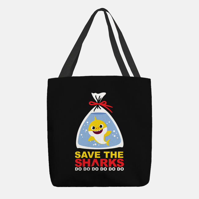 Save The Baby Sharks-None-Basic Tote-Bag-Xentee