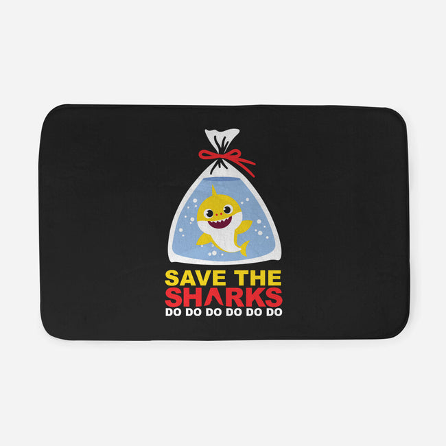 Save The Baby Sharks-None-Memory Foam-Bath Mat-Xentee