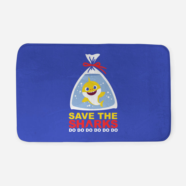 Save The Baby Sharks-None-Memory Foam-Bath Mat-Xentee