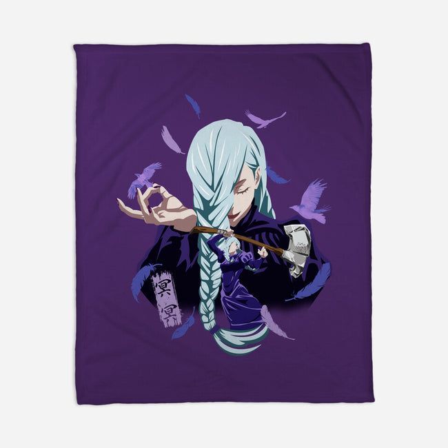 Mei Mei Sorcerer-None-Fleece-Blanket-Afire