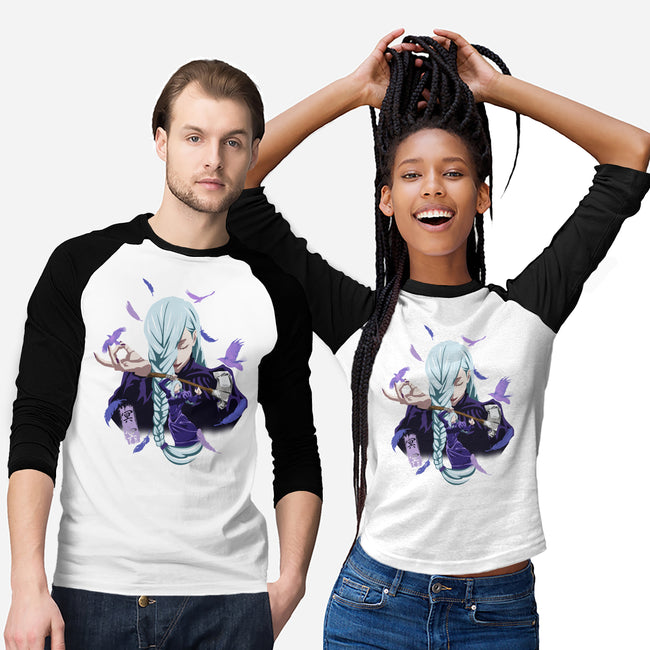 Mei Mei Sorcerer-Unisex-Baseball-Tee-Afire