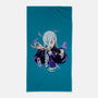 Mei Mei Sorcerer-None-Beach-Towel-Afire