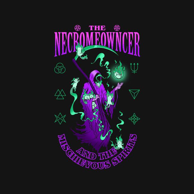 The Necromeowncer And The Mischievous Spirits-Mens-Basic-Tee-sachpica