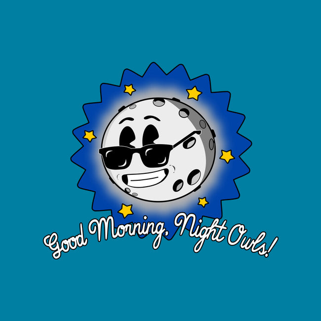 Good Morning Night Owls-None-Fleece-Blanket-sillyindustries