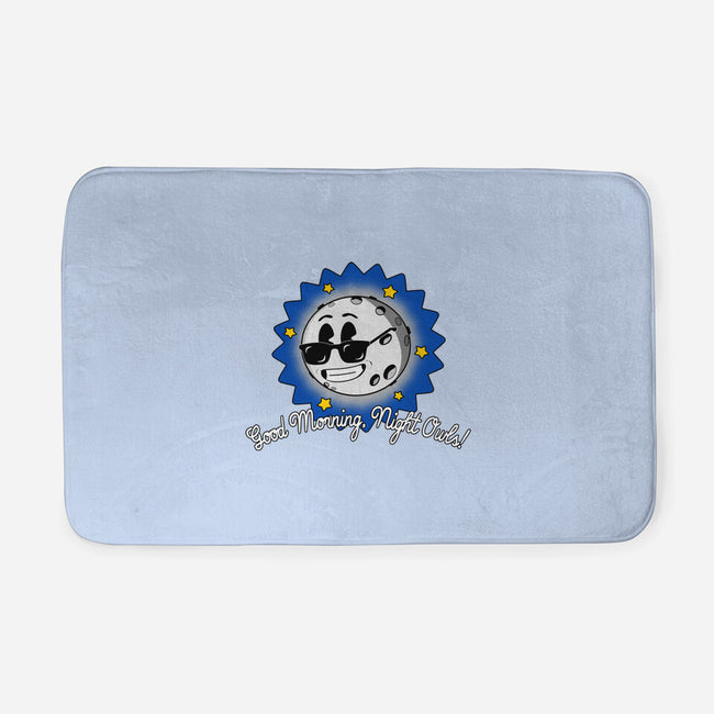 Good Morning Night Owls-None-Memory Foam-Bath Mat-sillyindustries