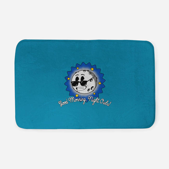 Good Morning Night Owls-None-Memory Foam-Bath Mat-sillyindustries