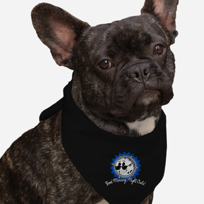 Good Morning Night Owls-Dog-Bandana-Pet Collar-sillyindustries