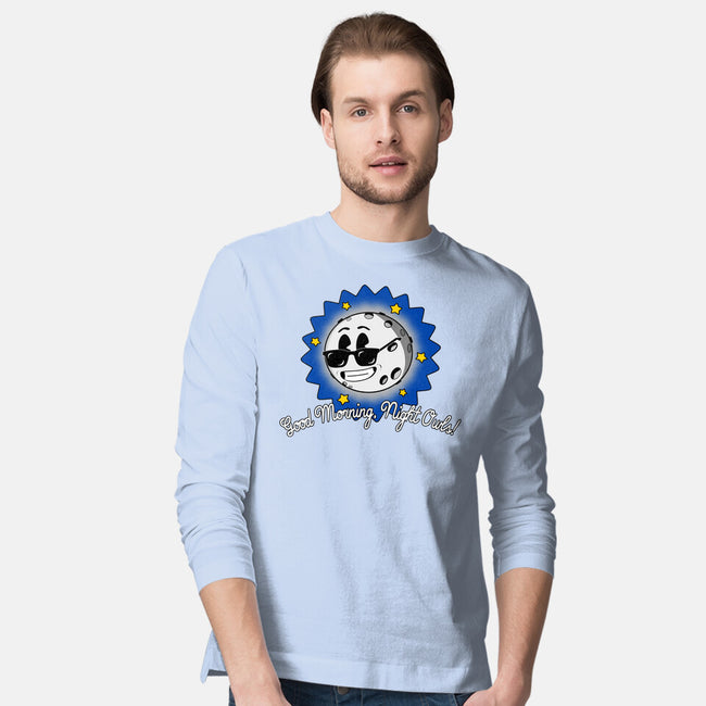 Good Morning Night Owls-Mens-Long Sleeved-Tee-sillyindustries