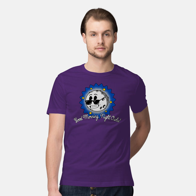 Good Morning Night Owls-Mens-Premium-Tee-sillyindustries